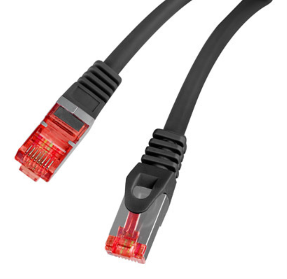 CABLE RED LANBERG LATIGUILLO CAT.6 S/FTP LSZH CU 1.5M NEGRO FLUKE PASSED - detalle