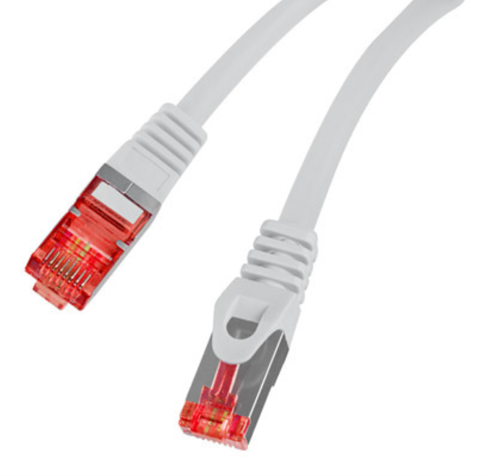 CABLE RED LANBERG LATIGUILLO CAT.6 S/FTP LSZH CU 10M GRIS FLUKE PASSED - detalle