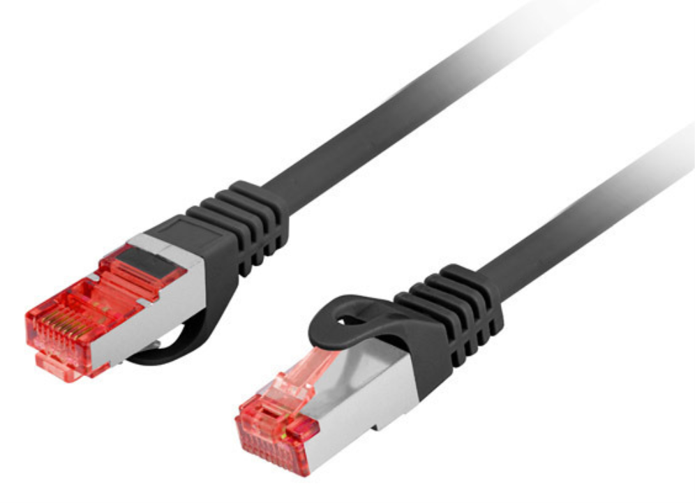 CABLE RED LANBERG LATIGUILLO CAT.6 S/FTP LSZH CU 10M NEGRO FLUKE PASSED - detalle