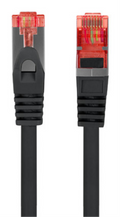 CABLE RED LANBERG LATIGUILLO CAT.6 S/FTP LSZH CU 2M NEGRO FLUKE PASSED