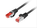 Lanberg PCF6-10CU-0025-BK cable de red Negro 0.25 m Cat6 F/UTP (FTP)