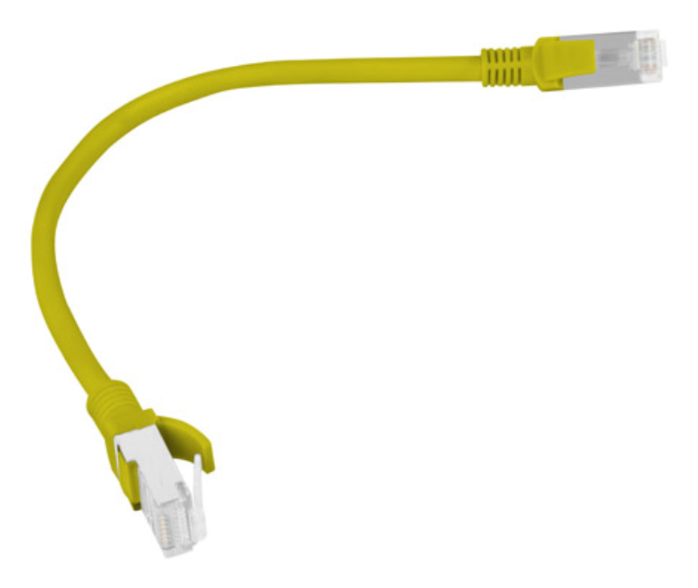 CABLE RED LANBERG LATIGUILLO CAT.6 UTP 0.25M AMARILLO FLUKE PASSED - detalle
