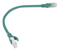 CABLE RED LANBERG LATIGUILLO CAT.6 UTP 0.25M VERDE FLUKE PASSED
