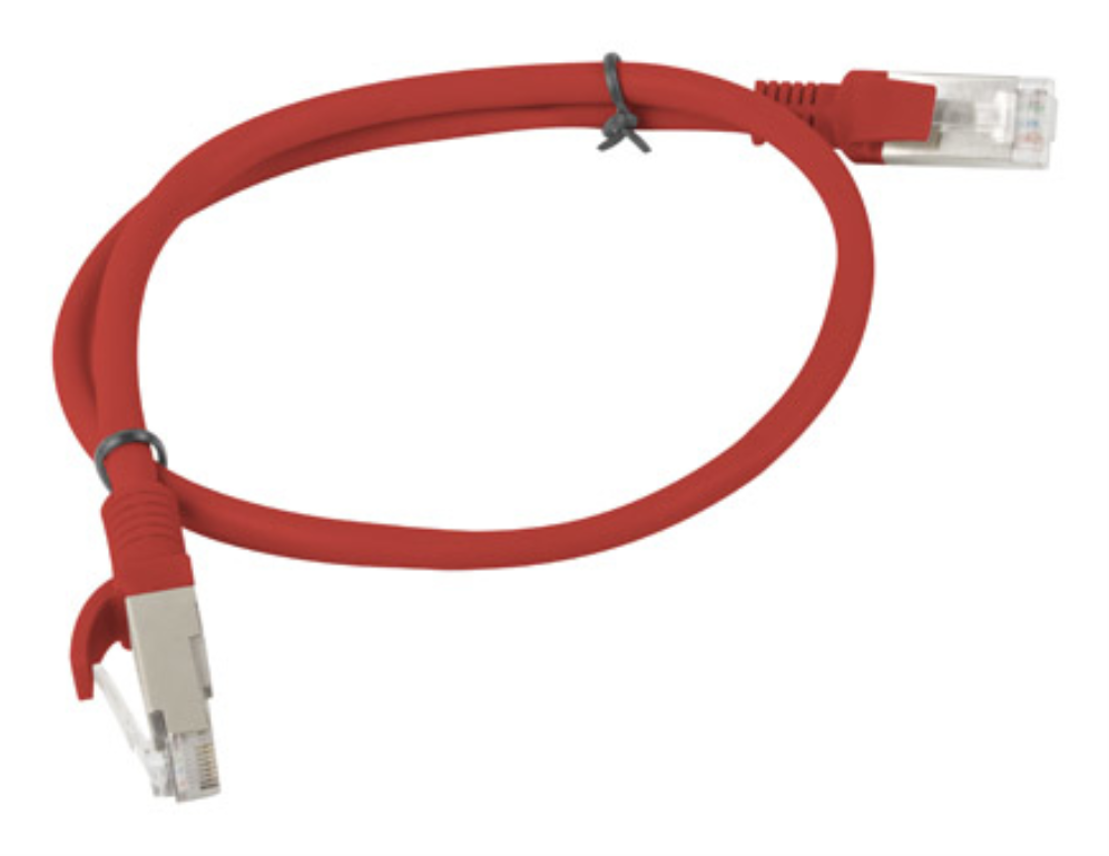 CABLE RED LANBERG LATIGUILLO CAT.6 UTP 0.5M ROJO FLUKE PASSED - detalle
