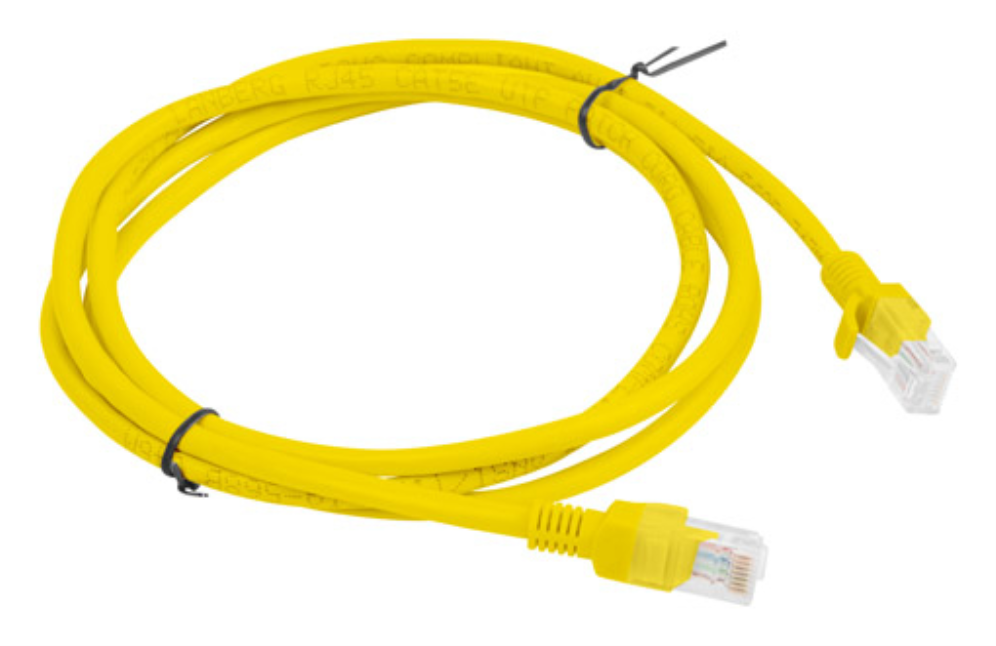 CABLE RED LANBERG LATIGUILLO CAT.6 UTP 1.5M AMARILLO FLUKE PASSED - detalle