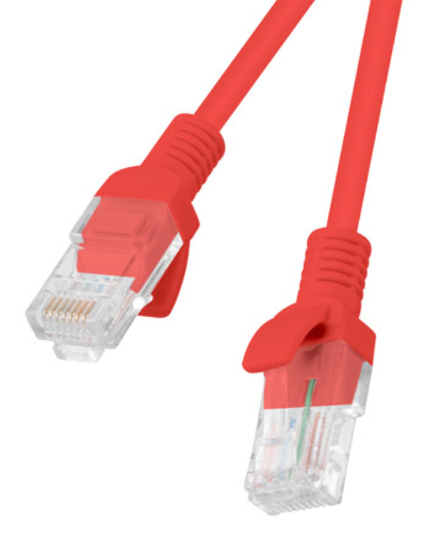 CABLE RED LANBERG LATIGUILLO CAT.6 UTP 10M ROJO FLUKE PASSED