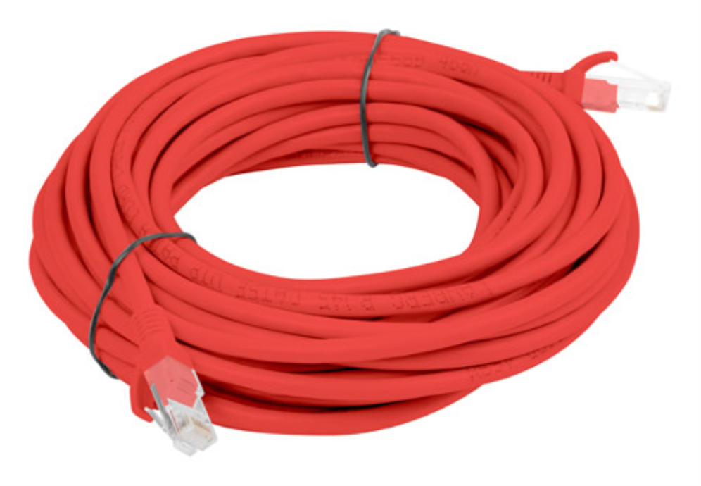 CABLE RED LANBERG LATIGUILLO CAT.6 UTP 10M ROJO FLUKE PASSED - detalle