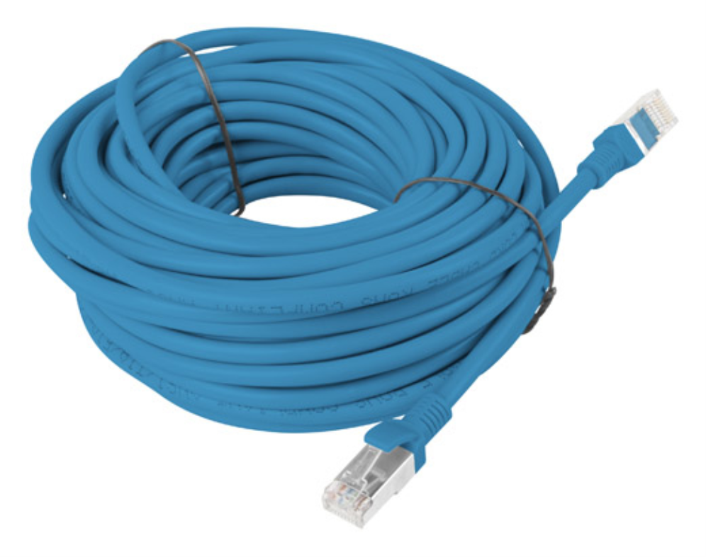 CABLE RED LANBERG LATIGUILLO CAT.6 UTP 15M AZUL FLUKE PASSED - detalle