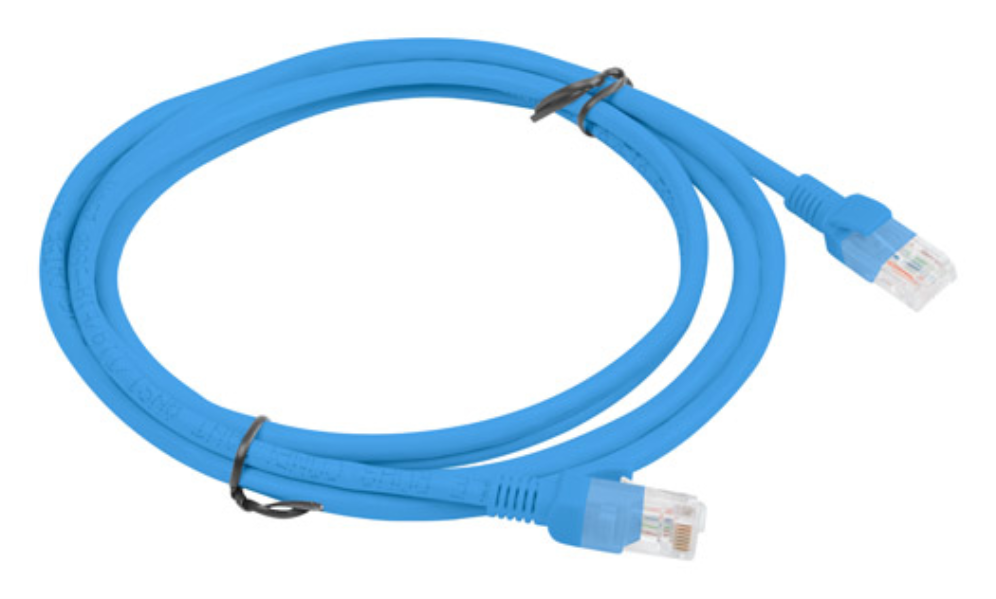 CABLE RED LANBERG LATIGUILLO CAT.6 UTP 2M AZUL FLUKE PASSED - detalle