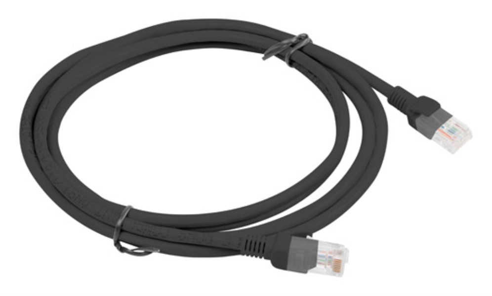 CABLE RED LANBERG LATIGUILLO CAT.6 UTP 2M NEGRO FLUKE PASSED - detalle