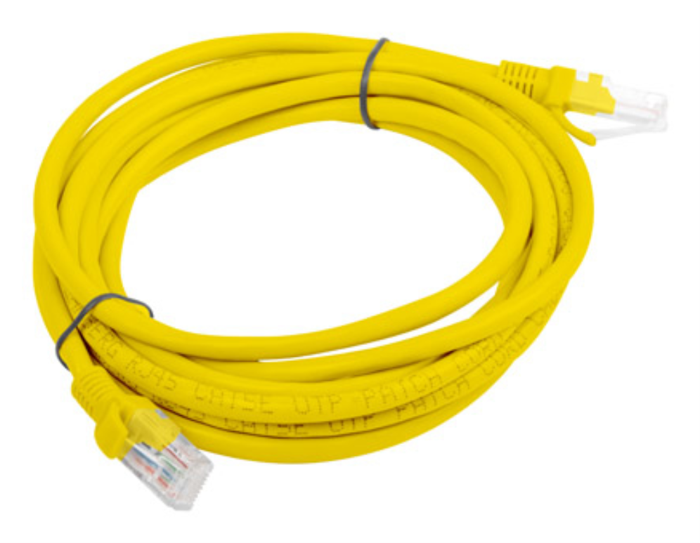 CABLE RED LANBERG LATIGUILLO CAT.6 UTP 3M AMARILLO FLUKE PASSED - detalle