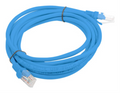 CABLE RED LANBERG LATIGUILLO CAT.6 UTP 3M AZUL FLUKE PASSED