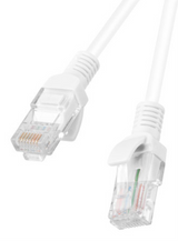 CABLE RED LANBERG LATIGUILLO CAT.6 UTP 3M BLANCO FLUKE PASSED