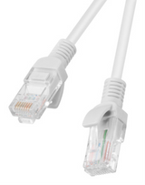 CABLE RED LANBERG LATIGUILLO CAT.6 UTP 3M GRIS FLUKE PASSED