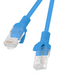 CABLE RED LANBERG LATIGUILLO CAT.6 UTP 5M AZUL FLUKE PASSED