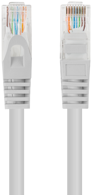 CABLE RED LANBERG LATIGUILLO CAT.6 UTP 7.5M GRIS FLUKE PASSED