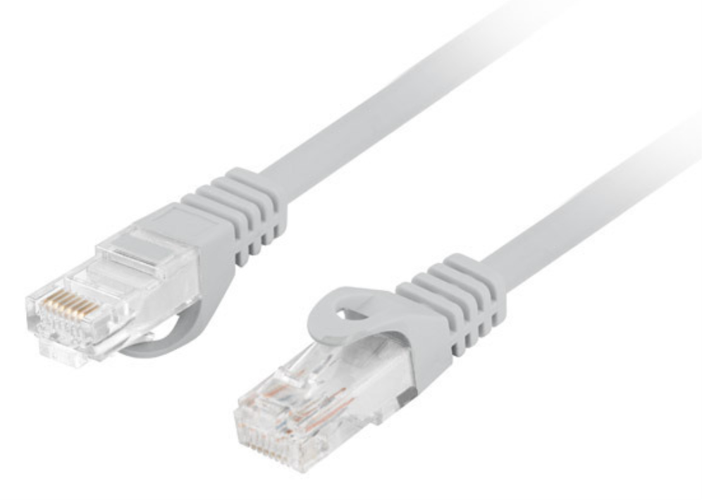 CABLE RED LANBERG LATIGUILLO CAT.6 UTP LSZH CU 1M GRIS FLUKE PASSED - detalle