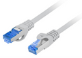 CABLE RED LANBERG LATIGUILLO CAT.6A S/FTP LSZH CCA 15M GRIS FLUKE PASSED