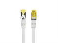 CABLE RED LANBERG LATIGUILLO CAT.6A S/FTP LSZH CU 0.5M GRIS FLUKE PASSED