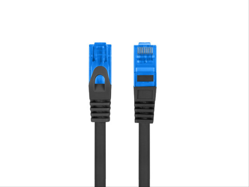 Lanberg PCF6A-10CC-0100-BK cable de red Negro 1 m Cat6a S/FTP (S-STP)