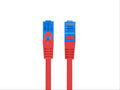 Lanberg PCF6A-10CC-0100-R cable de red Rojo 1 m Cat6a S/FTP (S-STP)