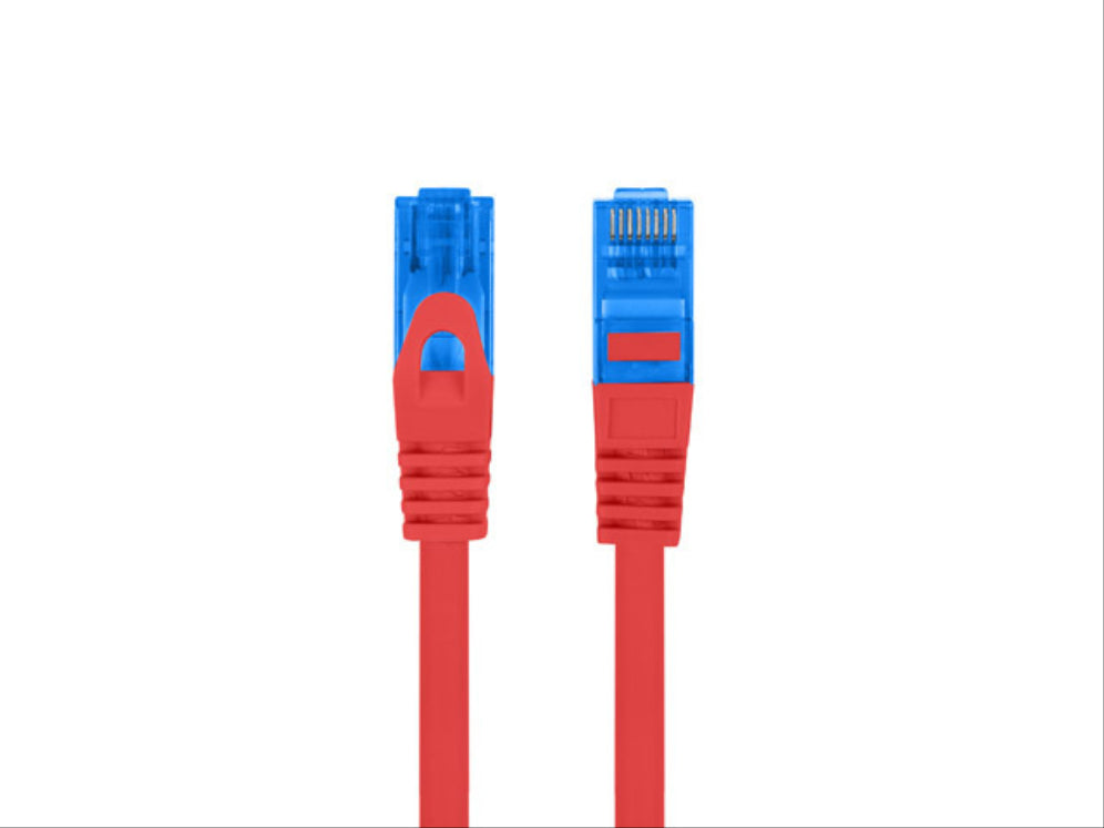 Lanberg PCF6A-10CC-0100-R cable de red Rojo 1 m Cat6a S/FTP (S-STP)