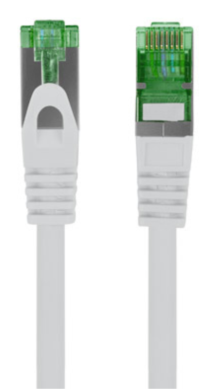 CABLE RED LANBERG LATIGUILLO CAT.7 S/FTP LSZH CU 10M GRIS FLUKE PASSED