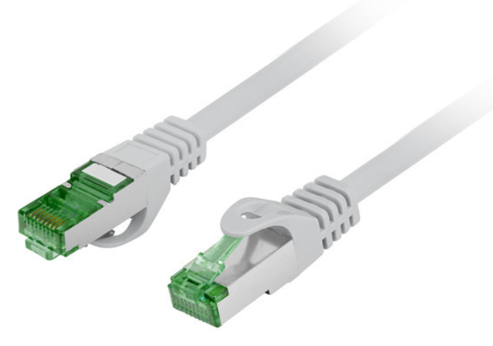 CABLE RED LANBERG LATIGUILLO CAT.7 S/FTP LSZH CU 2M GRIS FLUKE PASSED - detalle
