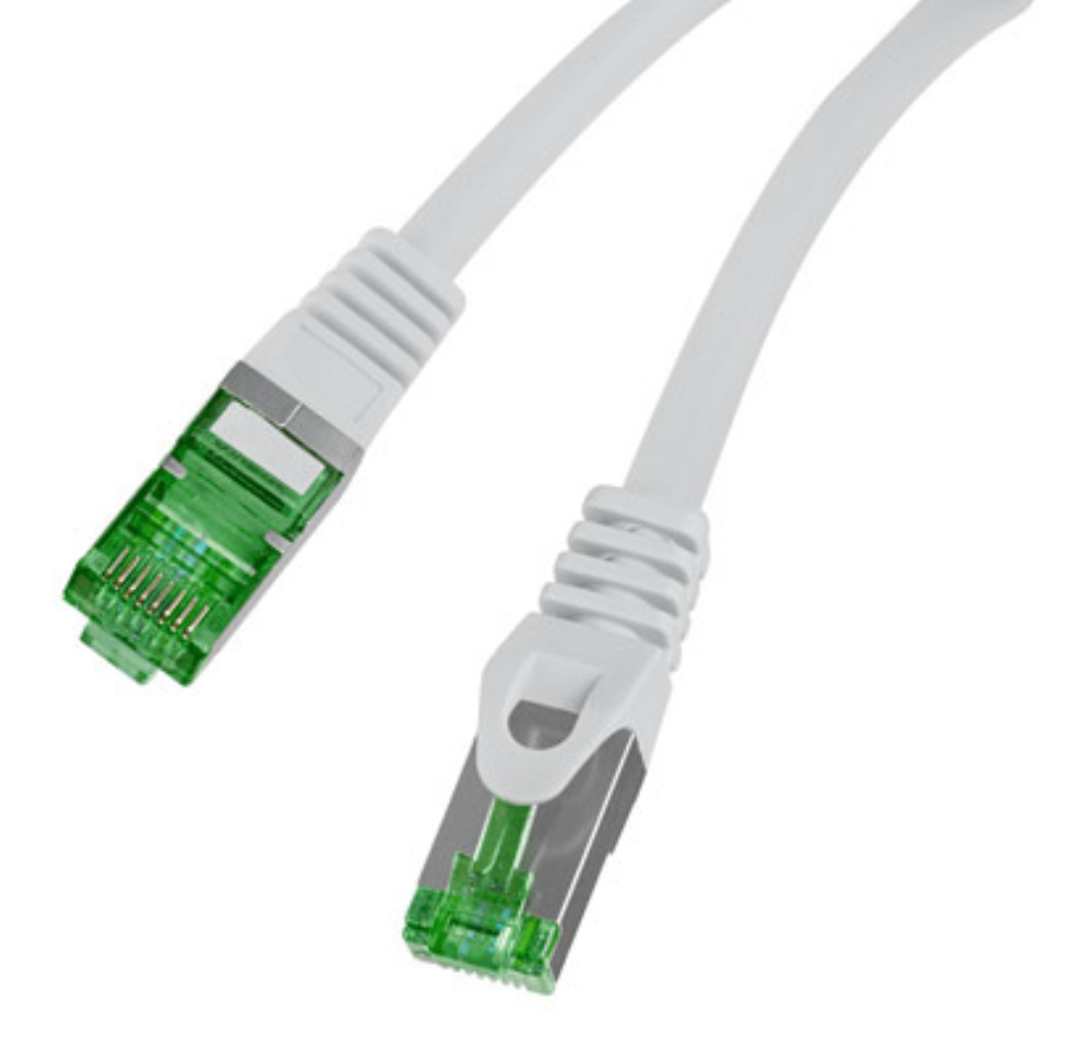 CABLE RED LANBERG LATIGUILLO CAT.7 S/FTP LSZH CU 5M GRIS FLUKE PASSED - detalle