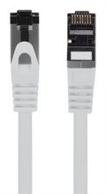 CABLE RED LANBERG LATIGUILLO CAT.8.1 S/FTP LSZH CU 0.5M GRIS FLUKE PASSED