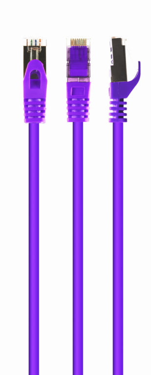 Gembird PP6A-LSZHCU-V-0.5M cable de red Violeta 0.5 m Cat6a S/FTP (S-STP)