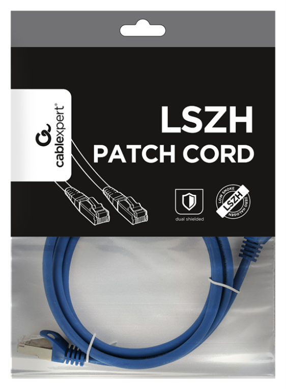 CABLE RED S-FTP GEMBIRD CAT 6A LSZH AZUL 1,5 M - detalle