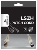 CABLE RED S-FTP GEMBIRD CAT 6A LSZH BLANCO 0,25 M