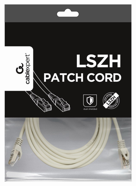 CABLE RED S-FTP GEMBIRD CAT 6A LSZH BLANCO 5 M - detalle