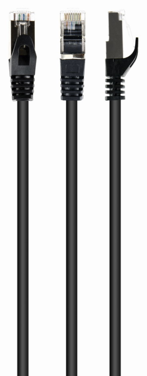 CABLE RED S-FTP GEMBIRD CAT 6A LSZH NEGRO 0,25 M