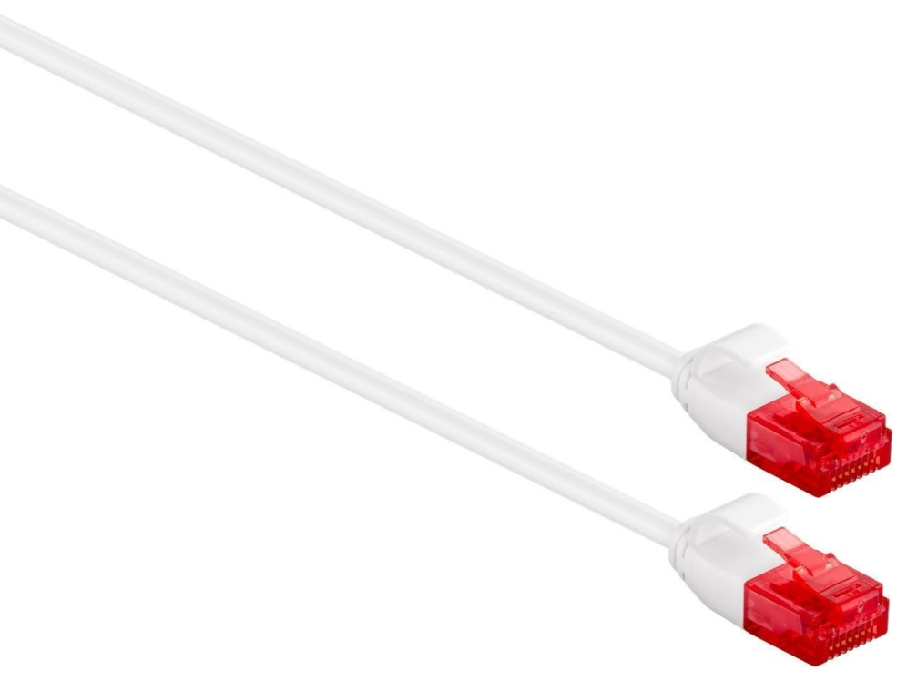 CABLE RED SLIM EWENT CAT6 U/UTP 0,25M BLANCO - detalle