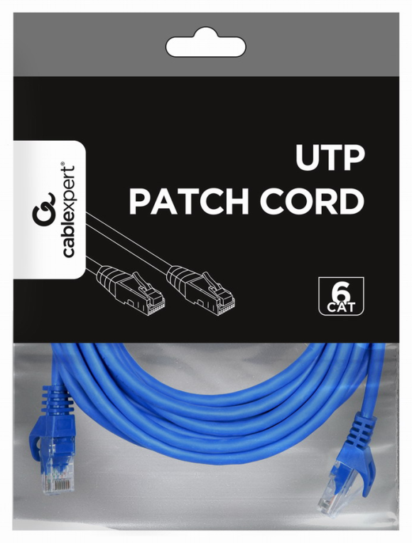 CABLE RED UTP GEMBIRD CAT 6 AZUL 5M - detalle