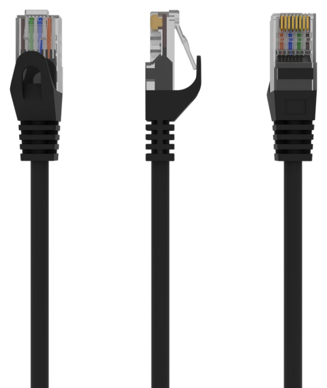 CABLE RED UTP GEMBIRD CAT 6 NEGRO 0,5M