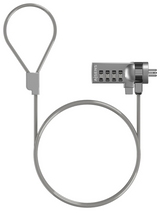 AISENS Cable de Seguridad con Cerradura de Combinacion para Ordenador. Monitor. Portatil 1.5M