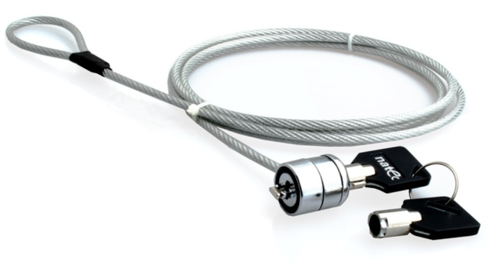 CABLE SEGURIDAD NATEC LOBSTER 1.8 M PARA PORTATIL CON LLAVE