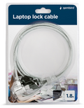 CABLE SEGURIDAD PARA PORTATIL GEMBIRD CON LLAVE