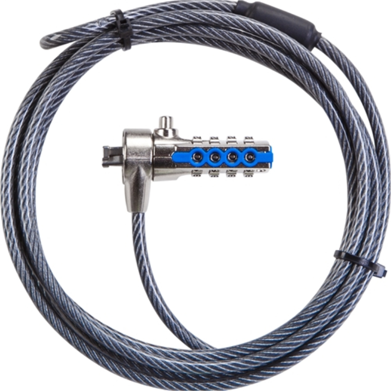 CABLE SEGURIDAD TARGUS PARA PORTATIL COMBINACION DEFCON - detalle
