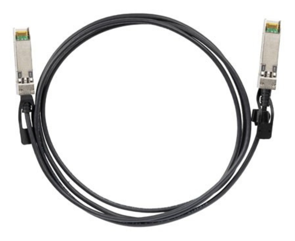 Lanberg SFP1-DAC-10-0010-B Cable de fibra óptica e InfiniBand 1 m SFP+ Negro