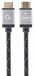 CABLE TRENZADO HDMI 2.0 4K 60HZ GEMBIRD SELECT PLUS CON ETHERNET 1.5M NEGRO