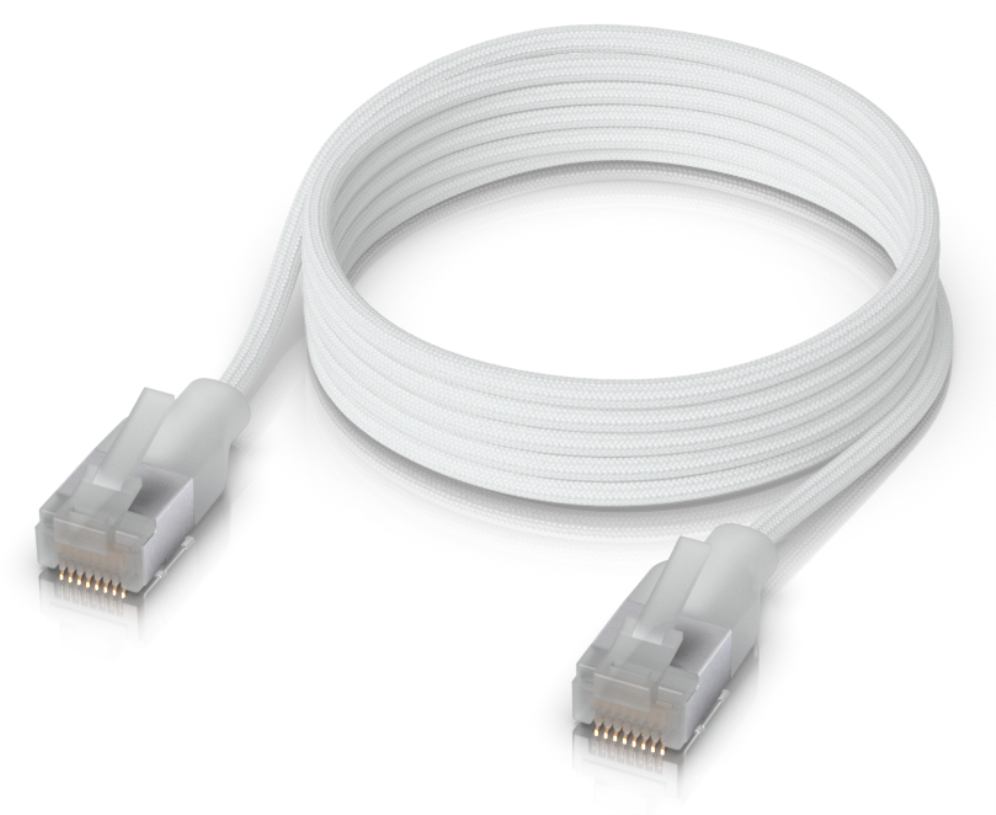 CABLE UBIQUITI UACC-Cable-Patch-EL-C6A-1MW RJ45 10GB ULTRAFINO - detalle