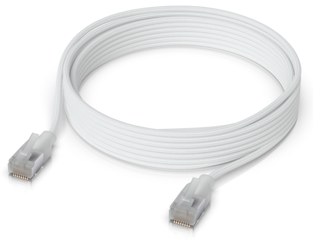 CABLE UBIQUITI UACC-Cable-Patch-EL-C6A-5MW RJ45 10GB ULTRAFINO - detalle