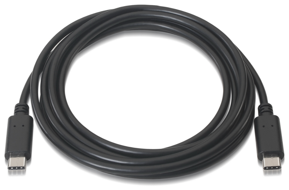CABLE USB 2.0 AISENS 3A TIPO USB-C M-USB-C M NEGRO 3.0M - detalle