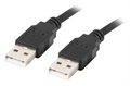 CABLE USB 2.0 LANBERG MACHO/MACHO 1.8M NEGRO