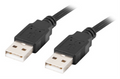 CABLE USB 2.0 LANBERG MACHO/MACHO 1M NEGRO