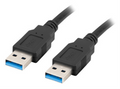 CABLE USB 3.0 LANBERG MACHO/MACHO 0.5M NEGRO